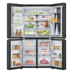 ⁦מקרר מקפיא תחתון 4 דלתות LG אל ג'י GR-730BINS⁩ – תמונה ⁦3⁩