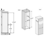 ⁦מקרר ‏מקפיא תחתון Miele KFN 7714 F ‏254 ‏ליטר⁩ – תמונה ⁦2⁩