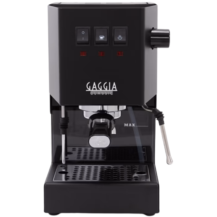 10 מכונת קפה ידנית Gaggia Classic E24 - צבע שחור שנתיים אחריות ע"י היבואן הרשמי – תמונה 1