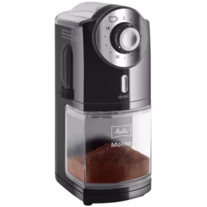מטחנת קפה מקצועית Melitta Molino 1019-02 - צבע שחור אחריות ע"י היבואן הרשמי