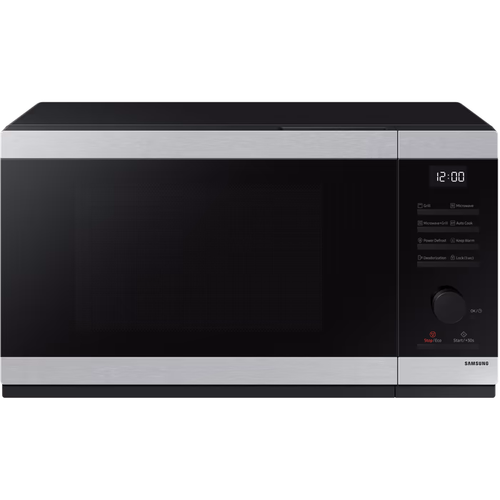 5 מיקרוגל בנפח 32 ליטר Samsung MS32DG4504AT- צבע נירוסטה בשילוב שחור שלוש שנות אחריות ע"י היבואן הרשמי – תמונה 1
