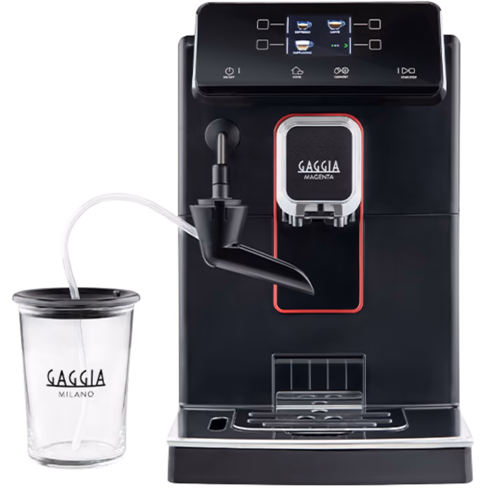 5 מכונת קפה אוטומטית דיגיטלית Gaggia Magenta Milk - צבע שחור שנתיים אחריות ע"י היבואן הרשמי – תמונה 1