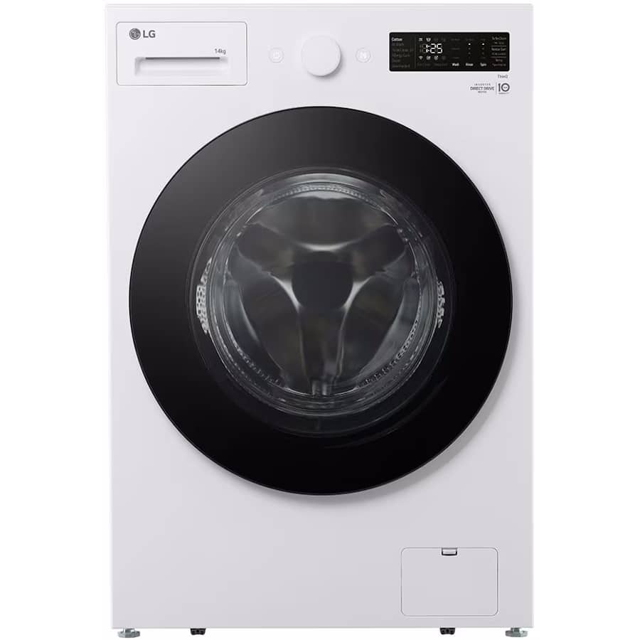 9 מכונת כביסה פתח חזית - 14 ק"ג LG אל ג'י WFS14110WB – תמונה 1