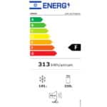 ⁦מקרר מקפיא תחתון - 324 ליטר Lenco LNF-3073DRIXL נירוסטה מושחרת⁩ – תמונה ⁦2⁩