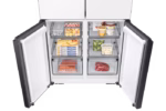 ⁦מקרר 4 דלתות 648 ליטר Samsung BeSpoke RM70F63REW Kitchen Fit⁩ – תמונה ⁦3⁩