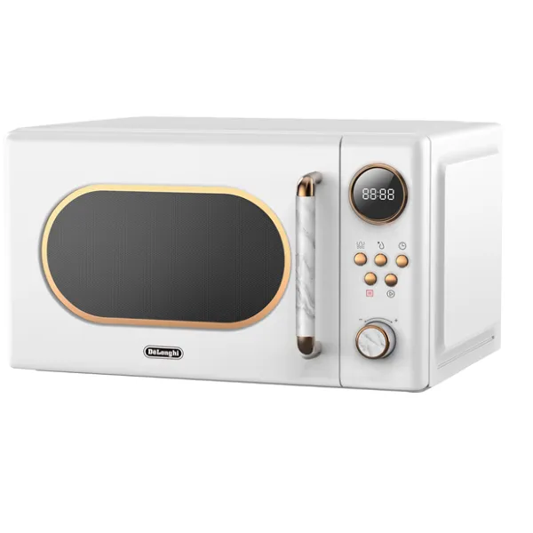 38201 מיקרוגל דיגיטלי 20 ליטר רטרו DL3820W DeLonghi – תמונה 1