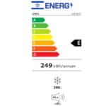 ⁦מקפיא 7 מגירות - 274 ליטר Lenco לנקו LFZ-E377 נירוסטה⁩ – תמונה ⁦3⁩