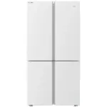 מקרר 4 דלתות 572 ליטר דגם BEKO GN1406223GW בקו זכוכית לבנה