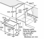 ⁦תנור בנוי 71 ליטר בוש Bosch HBG536ES3 נירוסטה - דגם 2025!⁩ – תמונה ⁦3⁩