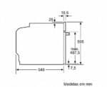 ⁦תנור בנוי 71 ליטר בוש Bosch HBG536ES3 נירוסטה - דגם 2025!⁩ – תמונה ⁦2⁩