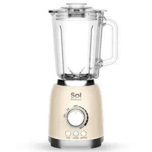 בלנדר זכוכית 1.5 ליטר דגם SL-7601 סול SOL צבע קרם