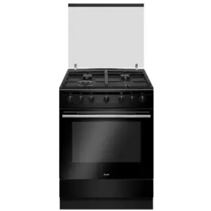 תנור 60 ס"מ משולב כיריים דגם ELEGANT 4780B סאוטר SAUTER שחור