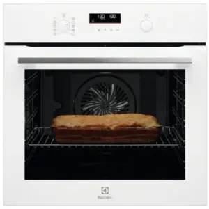 תנור בנוי 71 ליטר פירוליטי רב תכליתי דגם Electrolux EOP6526V  זכוכית לבנה