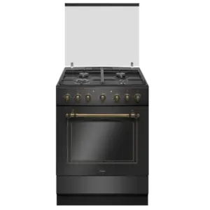 תנור משולב כיריים 4 להבות דגם RUSTIC 7020B SAUTER