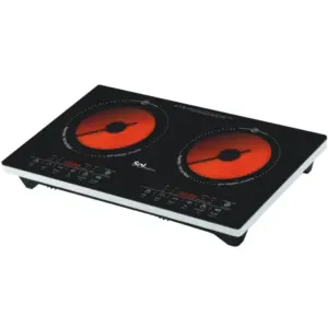 כיריים קרמיות 2 מוקדים Touch דגם SOL SL-6655 סול