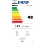 ⁦מקרר מקפיא עליון 206 ליטר Lenco LDF-ETC206WH⁩ – תמונה ⁦3⁩