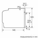 ⁦תנור בנוי פירוליטי - 71 ליטר Bosch HQA574BB3⁩ – תמונה ⁦4⁩
