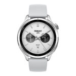 שעון ספורט חכם שיאומי דגם Xiaomi Watch S4 בצבע כסוף