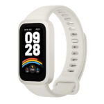 ⁦צמיד כושר חכם דור 9 דגם Xiaomi Smart Band 9 Active בצבע לבן⁩ – תמונה ⁦3⁩