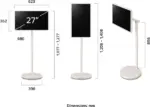 ⁦טלוויזיה LG StanbyME 2 27LX6TDGA 2K ‏27 ‏אינטש⁩ – תמונה ⁦3⁩