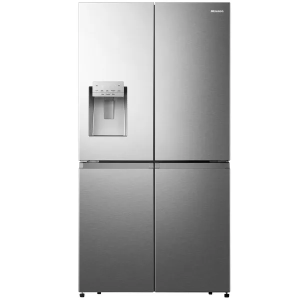20011257_rq760n4sase-front_close_ מקרר 4 דלתות הפוך 584 ליטר דגם Hisense RQ760N4SASE – תמונה 1