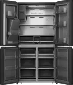 ⁦מקרר 4 דלתות הפוך 584 ליטר דגם Hisense RQ760N4SBFE⁩ – תמונה ⁦2⁩