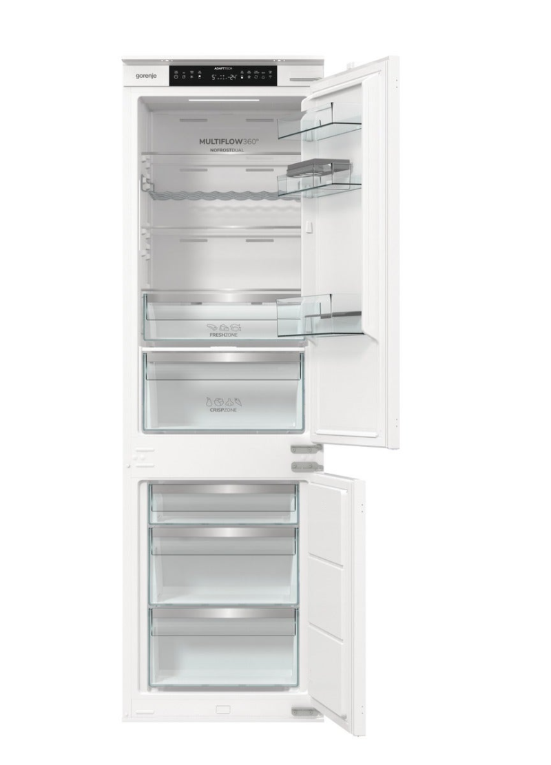 nrki517e62wf-open מקרר ללא מקפיא Gorenje NRKI517E62WF 300 ליטר – תמונה 1