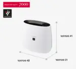 ⁦מטהר אויר שארפ לטיהור חדרים קטנים עד 23 מ"ר FP-J30⁩ – תמונה ⁦2⁩