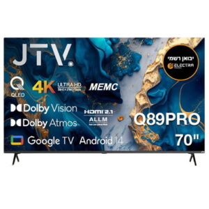 טלוויזיה חכמה 70" JTV QLED 70Q89PRO