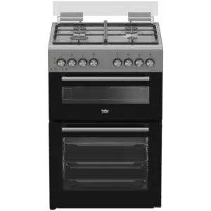 תנור דו תאי משולב כיריים גז 60 ס"מ דגם KFDM6126BX בקו BEKO נירוסטה