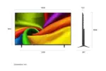 ⁦טלוויזיה חכמה NANO CELL “75 75NU850B6LA אל ג’י LG UHD 4K⁩ – תמונה ⁦2⁩